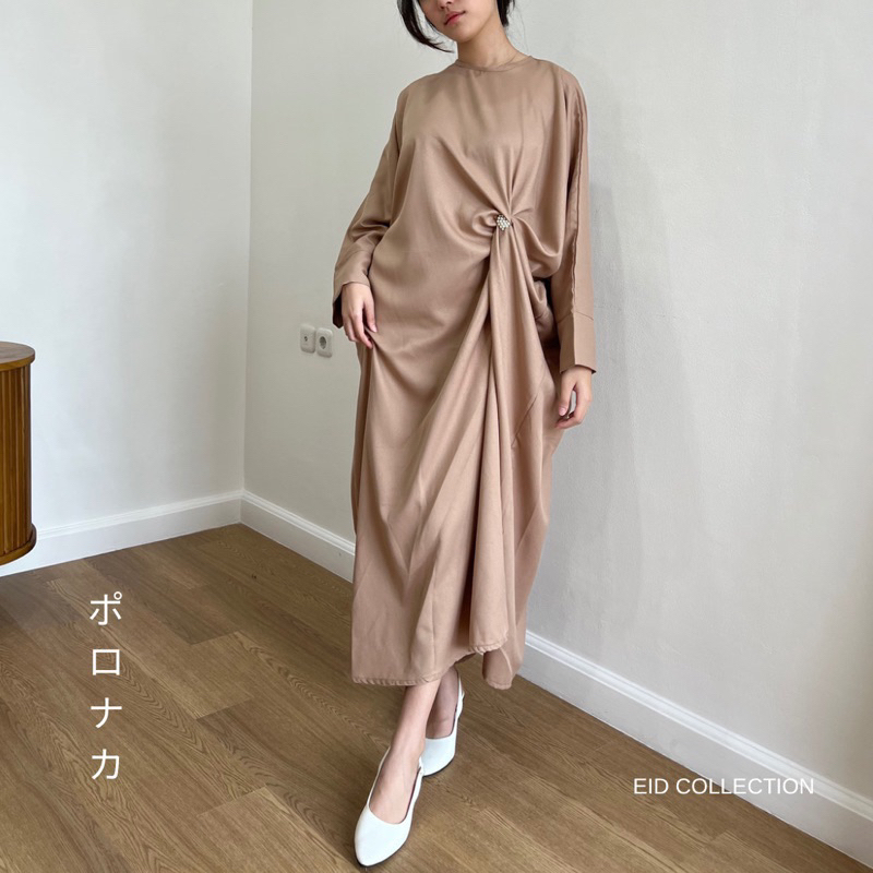 PORONAKA - TAMA Kaftan Long Maxi Dress Gamis Lebaran