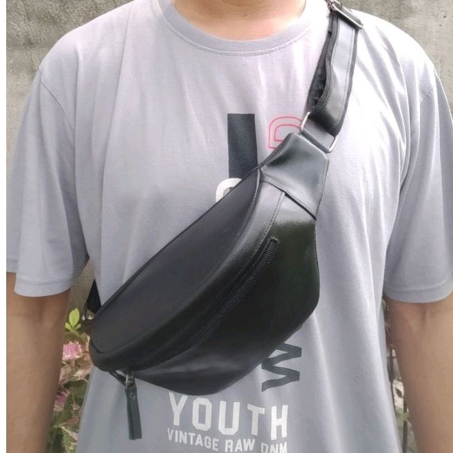 WAIST BAG TAS DADA KULIT SAPI