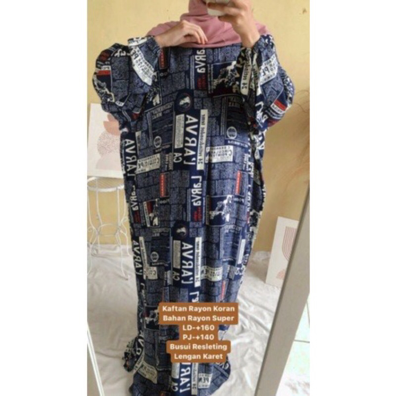 KAFTAN VIRAL MOTIF KORAN