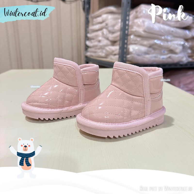 Baby snow boots sepatu anak bayi musim dingin hangat toddler balita salju bromo import waterproof anti air