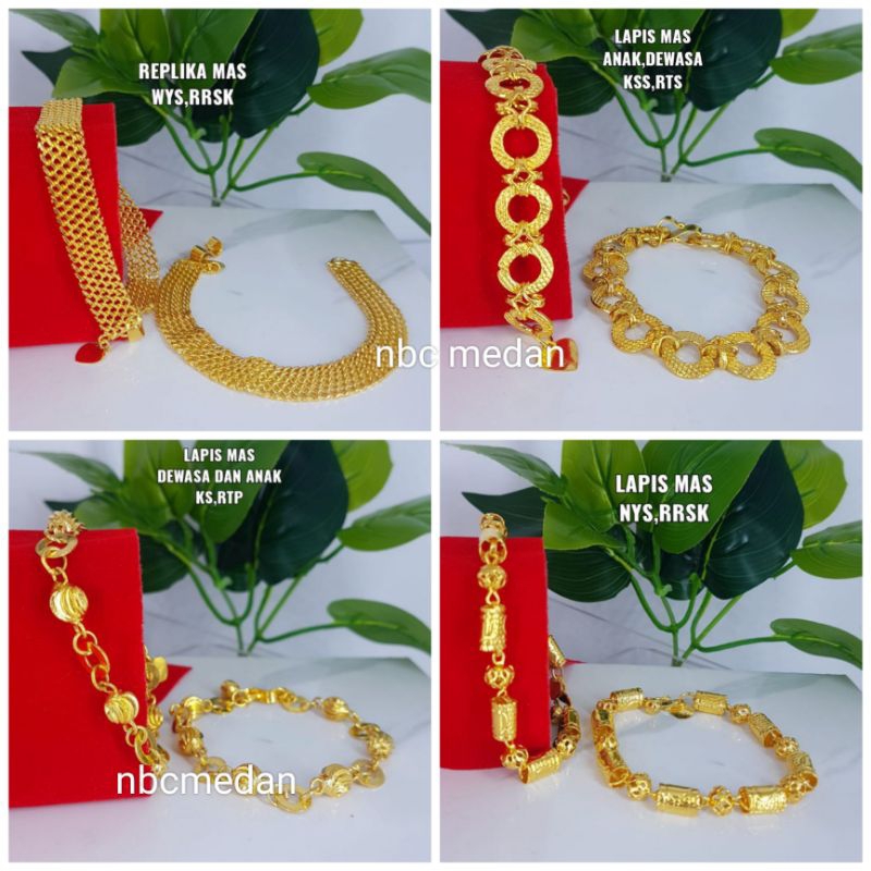 gelang lapis mas,awet,tahan lama