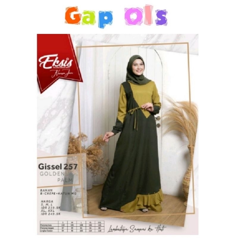 Gamis Seply Gissel 257 gamis seply 257 Gamis seply XL gamis XL