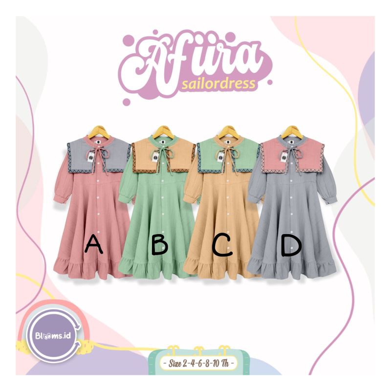 dress anak anak premium / dress blooms.id / gamis anak premium