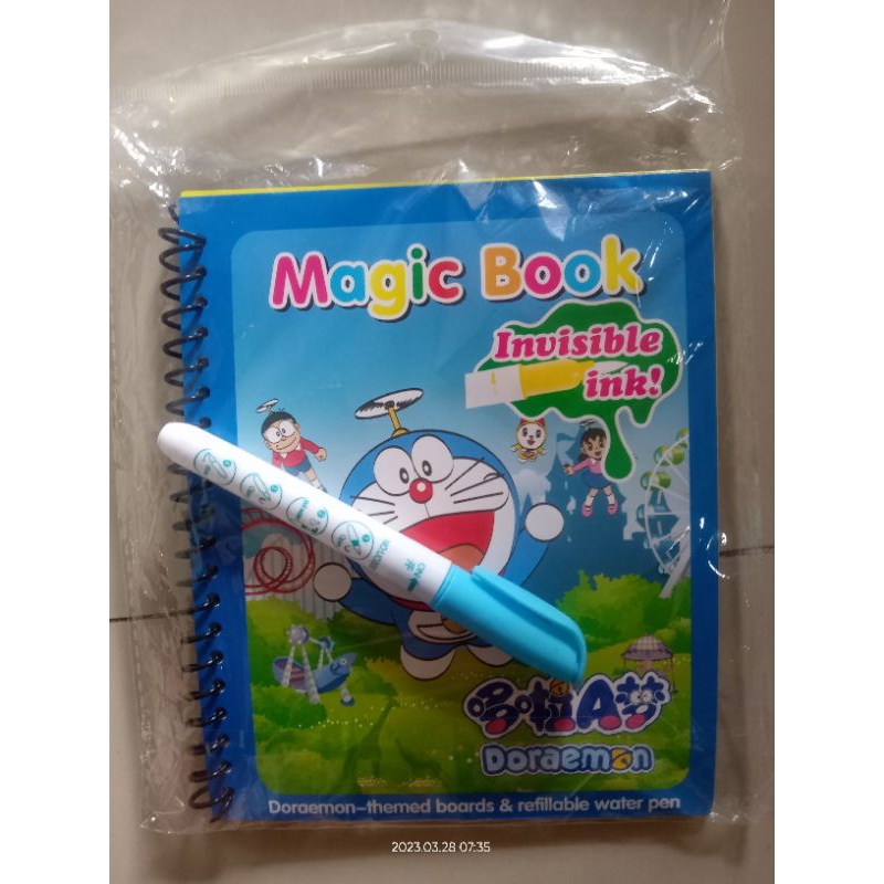 MAGIC WATER BOOK Pulpen Tinta Air Buku Gambar Air Ajaib Anak / Buku Mewarnai Lukisan Air BG-01