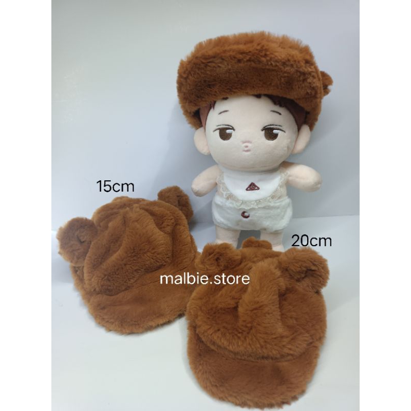 [READY] EXO KAI BEAR JONGIN HAT OFFICIAL FANSITE/ TOPI BONEKA BENTUK BERUANG
