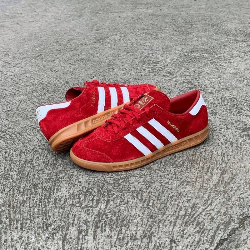 ADIDAS HAMBRUG RED/WHITE ORIGINAL