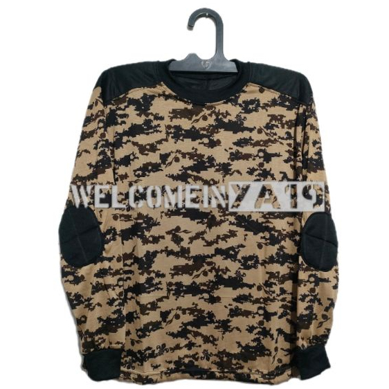 Kaos Deker Loreng Digital Pramuka / Kaos Lengan Panjang Busa