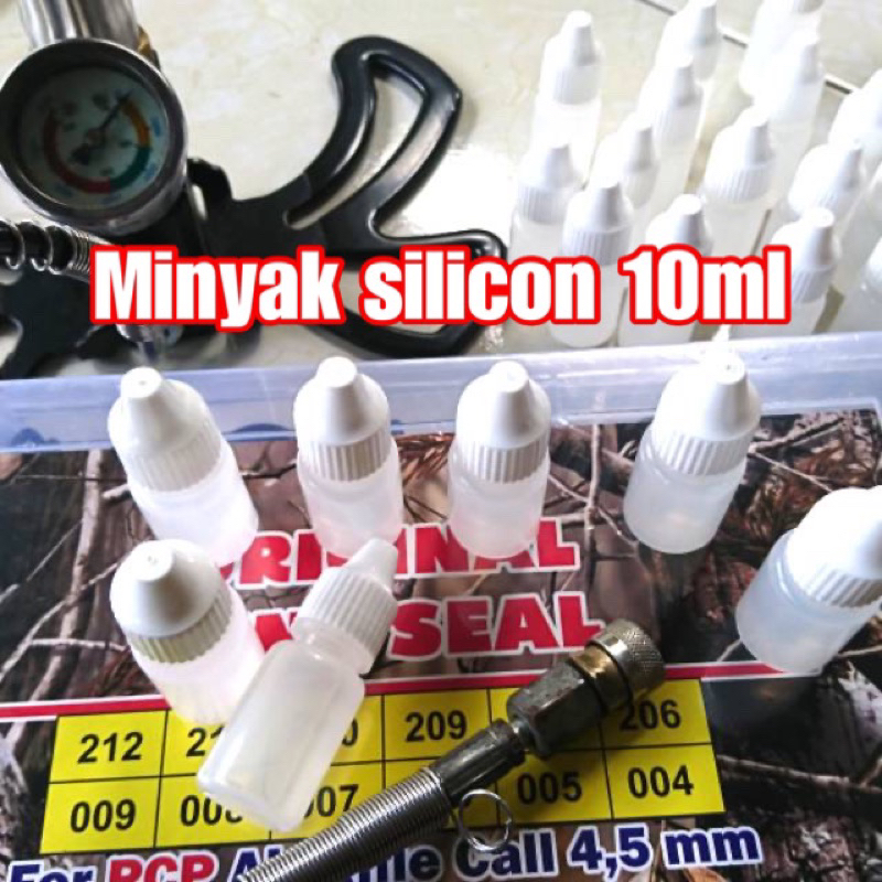 minyak silicon cairan glycerin minyak manometer pompa PCP 10cc