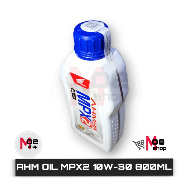 Oli HONDA AHM OIL MPX2 800ML / 0.8L 10W-30 API SL JASO MB