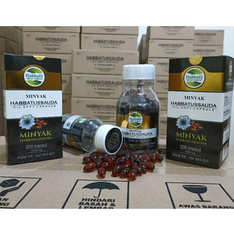HABBATUSSAUDA OIL SOFT CAPSULE promil extra minyak kapsul jinten hitam obat