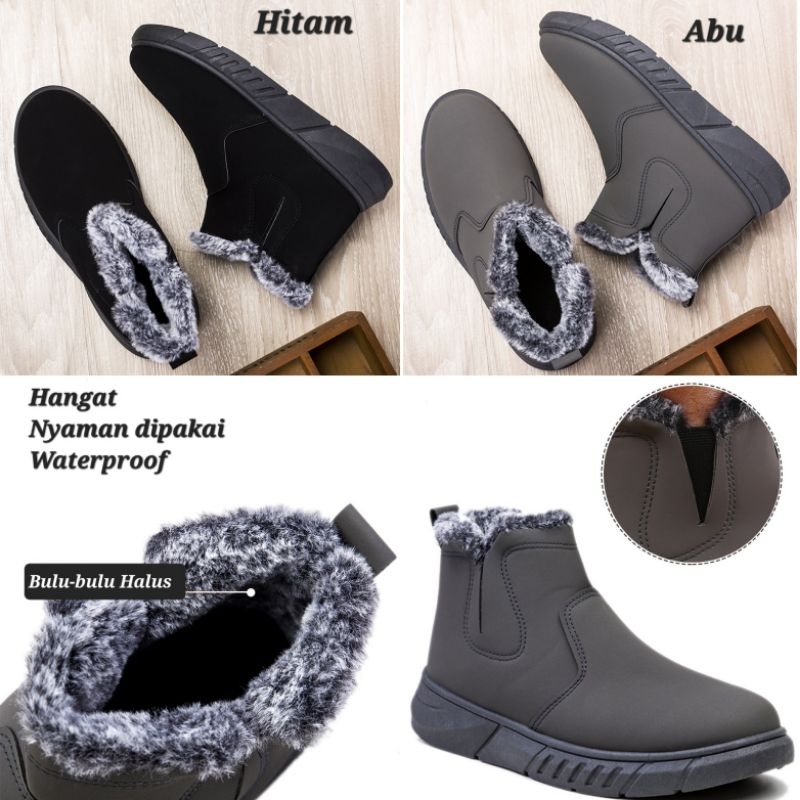 Sepatu Pria Musim Dingin / Winter Snow Boots 018