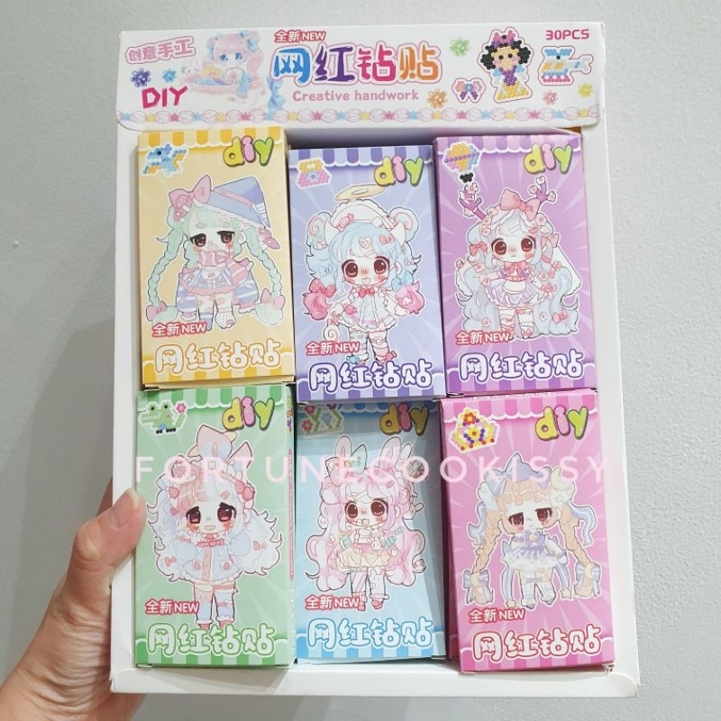 DIY DIAMOND PAINTING STIKER CUTE MINI BOX