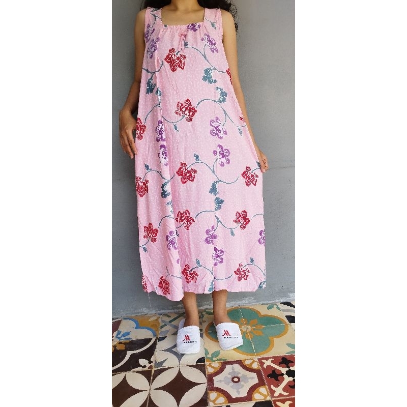 dress daster premium YCS batik cap colet baju tidur