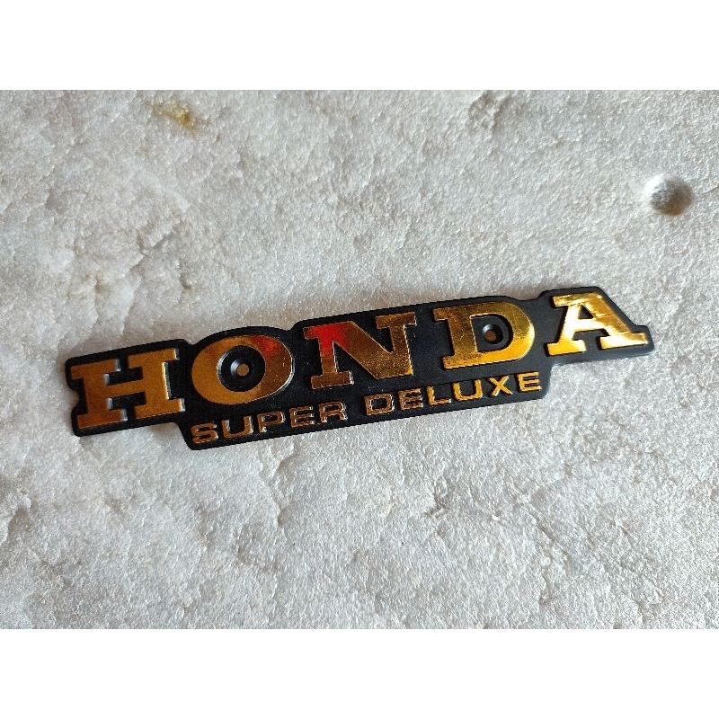 emblem tanki emblem tengki honda gl100 gl125 bagian kiri original