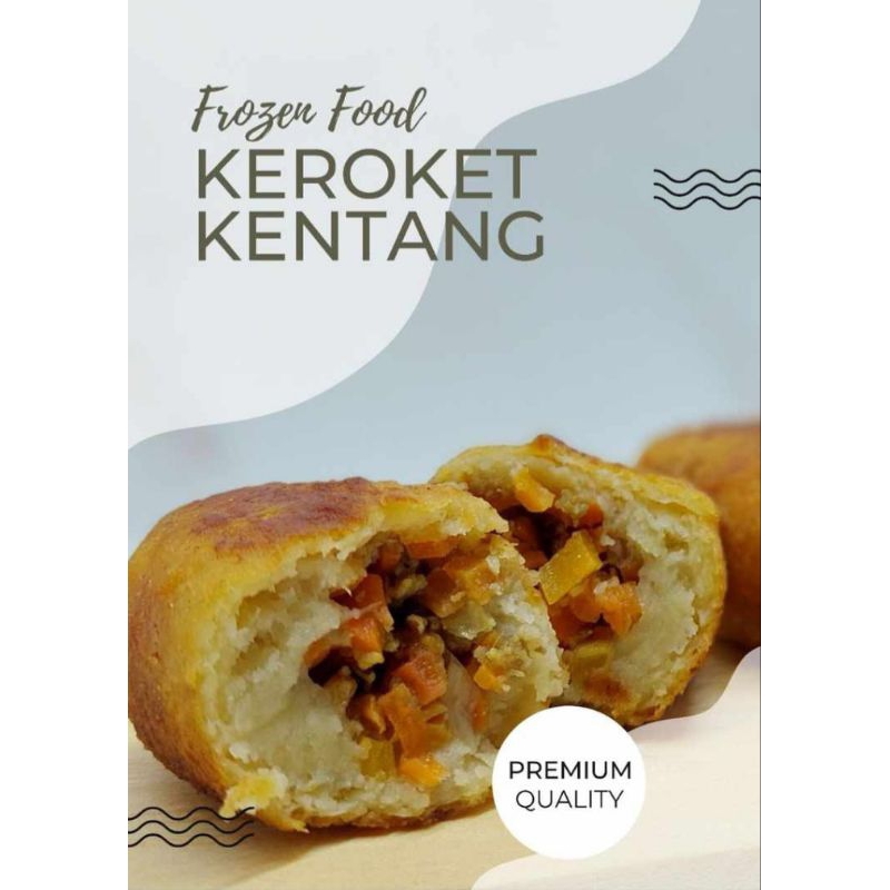 

Kroket Daging Sayur Frozen isi 10
