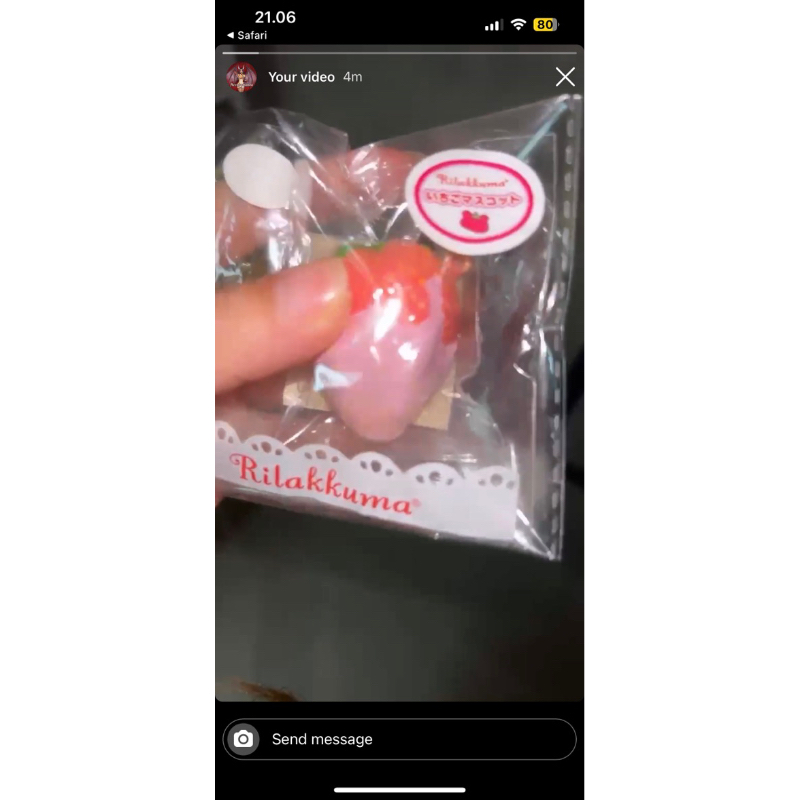 RK Tag Strawberry and Crueler Squishy req glossiefoams