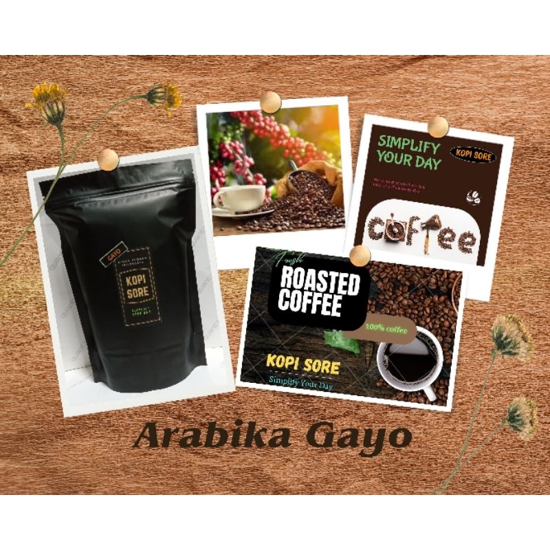 Kopi ARABIKA GAYO 1 Kg - Fresh Roasted.