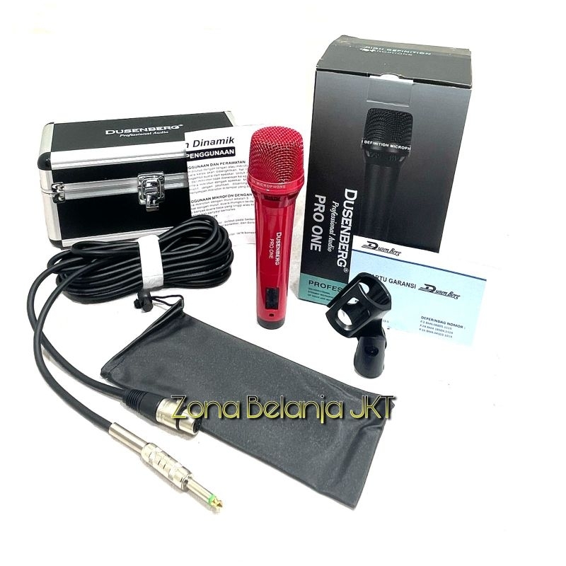 Microphone Mic Kabel Dusenberg PRO ONE Vokal Dymanic Karaoke Original