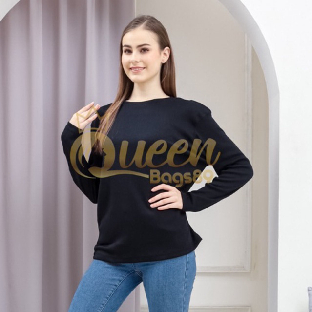 Queenbags89 baju outfit cewek baju atasan wanita baju Rajut Boxy