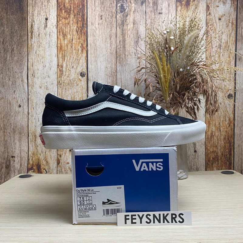 Vans Vault Style 36 OG LX Black Marshmellow Original