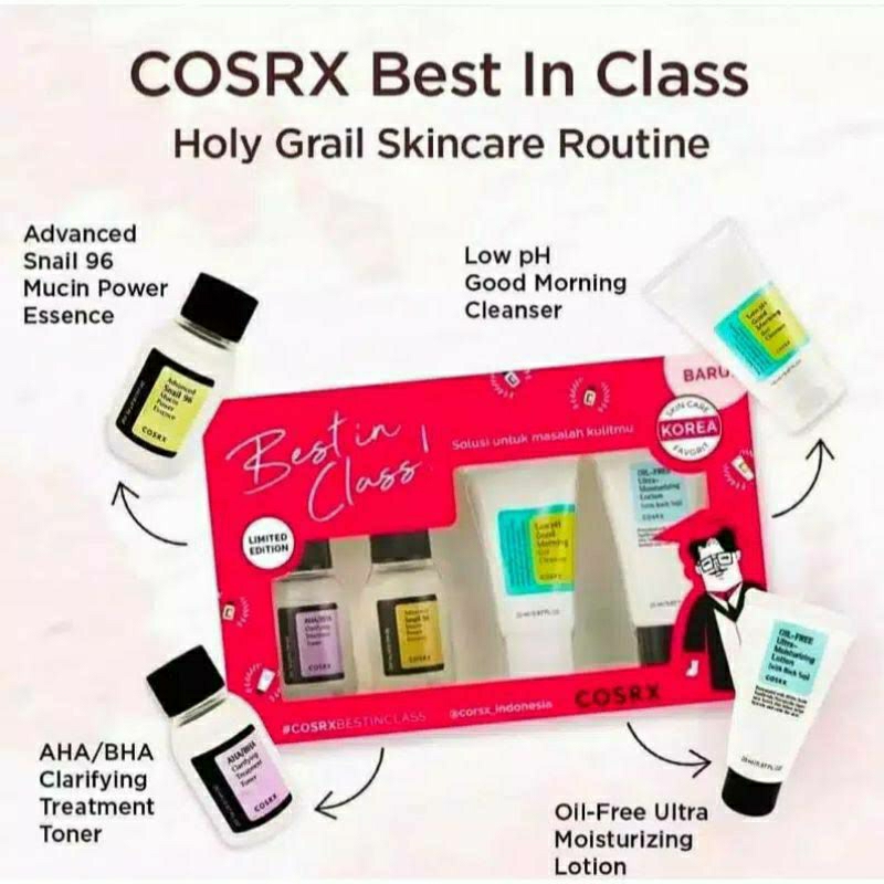 COSRX FAVORITES FAVORITE BEST IN CLASS TRAVEL TRIAL SIZE KIT SET PAKET 4ITEMS