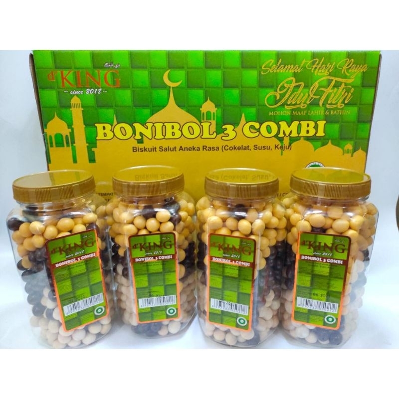 

Dking bonibol coklat biskuit 4 toples