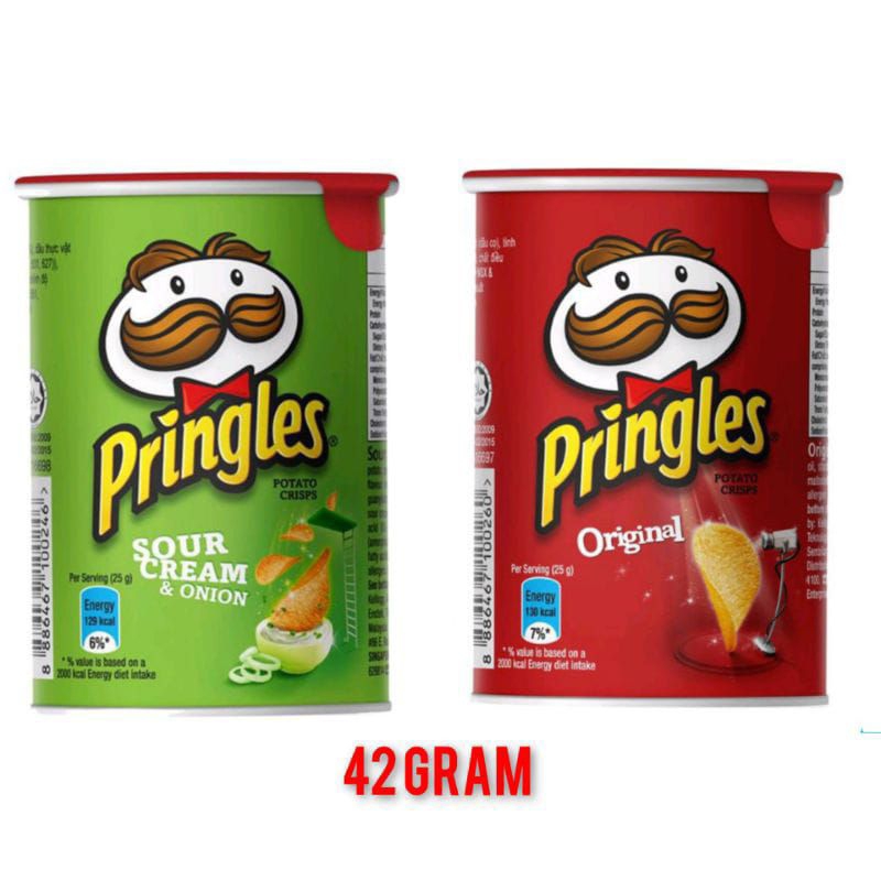 

READY PRINGLES POTATO 1 DUS ISI 12 PCS x 42gram ORIGINAL - PRINGLES MINI KARTONAN - HABISIN STOCK