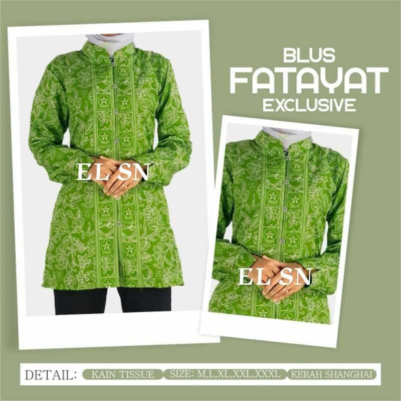 blus Fatayat, blus tunik Fatayat blus tunik Fatayat seletingdepan,bahan, sanwos