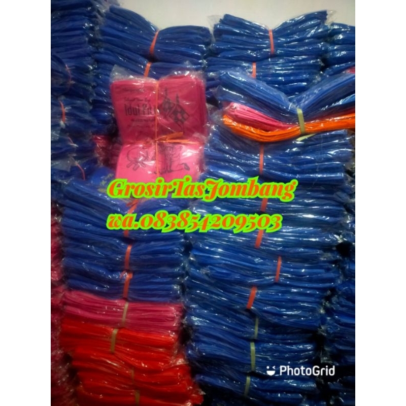 (1 pack isi12pcs) Grosir Tas Parcel Lebaran / Tas Idul fitri/ Tas Hajatan / Tas kain sponbound