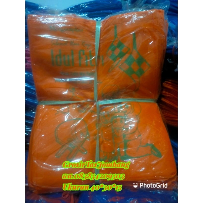 Tas Parcel / Tas hajatan kotak nasi R10 / Tas Lebaran / Tas kain