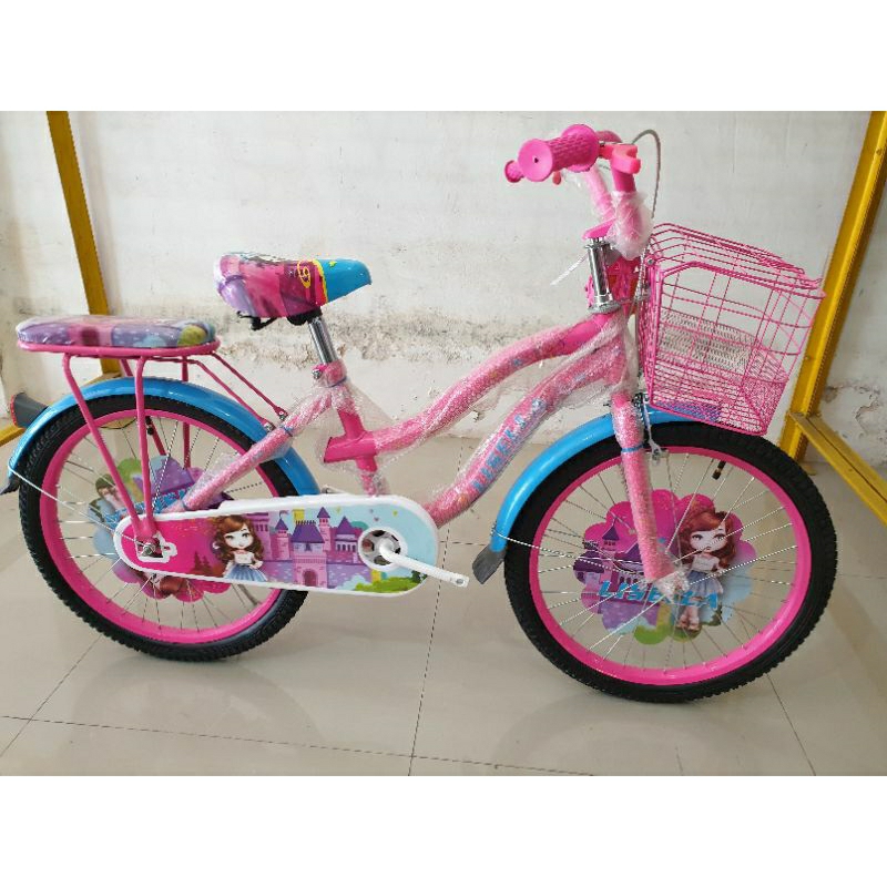 Sepeda Mini 20 inch LISELLA ( WARNA PINK )