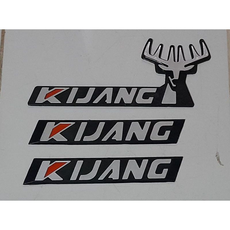 Emblem logo tulisan Kepala Kijang Super & Kijang Grand Extra 1.5 1.8