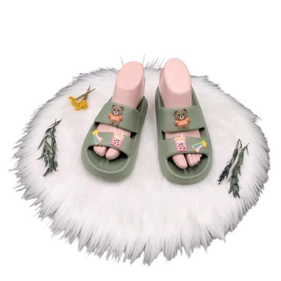 Sandal Slop Dewasa Motif BOBA Sandal Selop Kekinian Empuk Nyaman Sandal Rumah Terbaru 9012-6