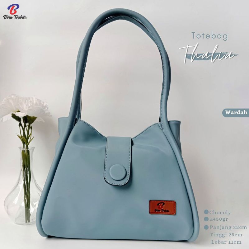 TOTEBAG THALIA BY BIRU TSABITA TAS WANITA MURAH BAHAN CHOCOLY