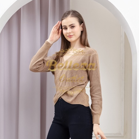 Belleza outlet baju rajut Cardigan rajut atasan wanita kireo outer