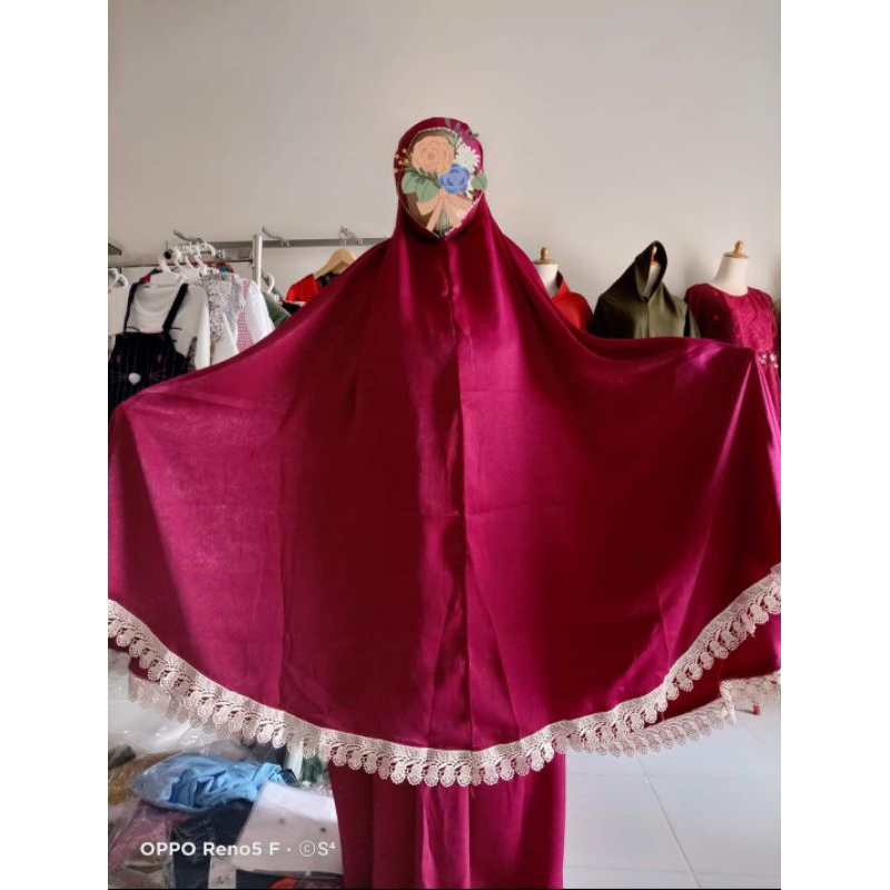 Mukena silk armani jumbo