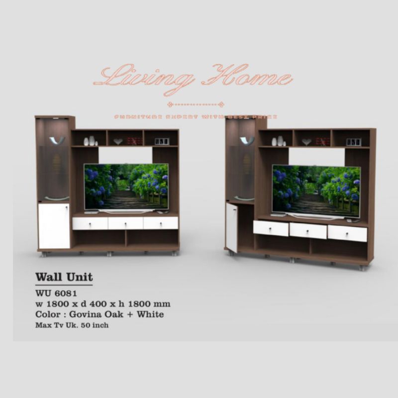 Lemari TV Buffet TV Wall Unit WU 6081
