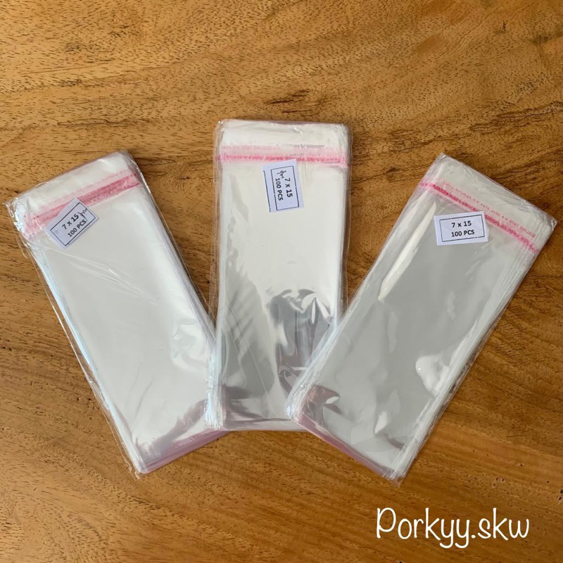 Plastik Opp Seal 7x15cm / Plastik Buket Uang