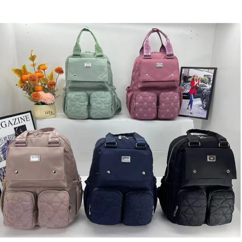 CB12282-22-43 TAS WANITA IMPORT CHIBAO 2in1 JINJING DAN RANSEL