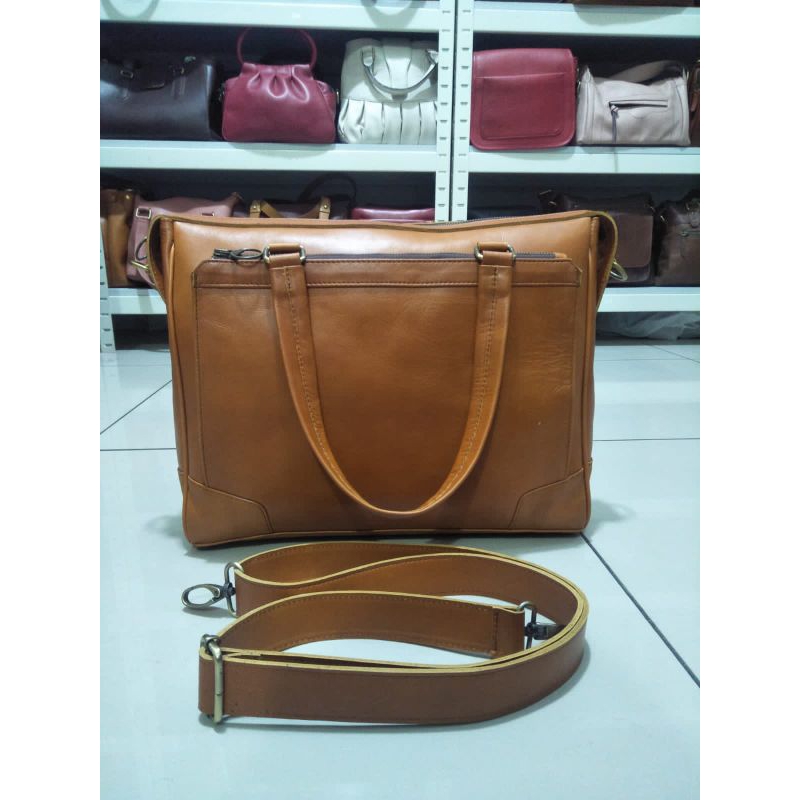 tas laptop kulit/tas laptop asli kulit/sukaregang garut