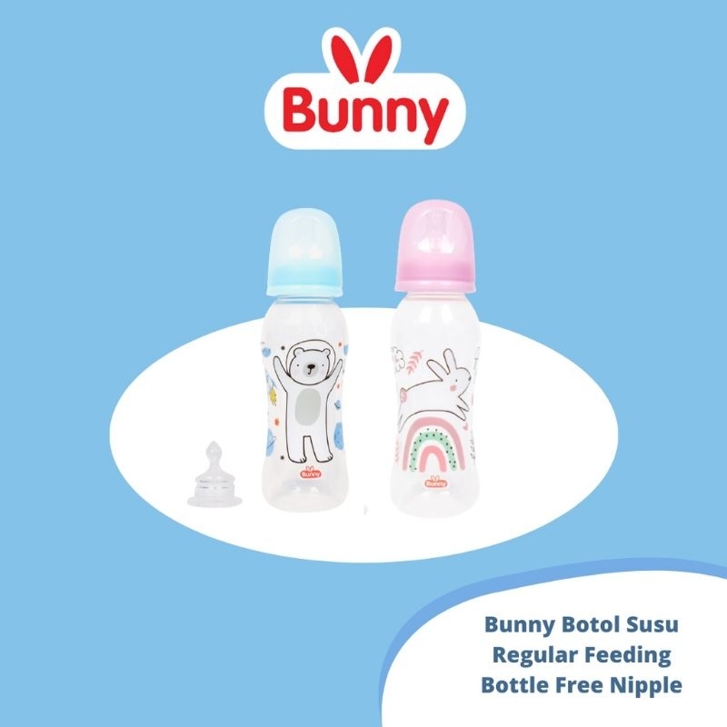 lov me❤️ Lusty Bunny Botol Susu Bayi Dot gepeng dan slim neck