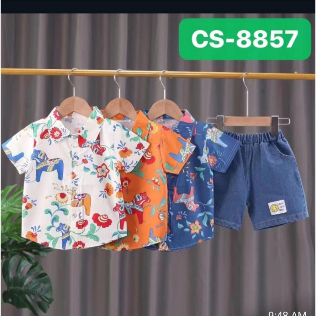 MATHEW BOY SET SETELAN ANAK IMPORT BAJU ANAK IMPORT SETELAN ANAK COWOK KOREAN STYLE KEMEJA ANAK SETE