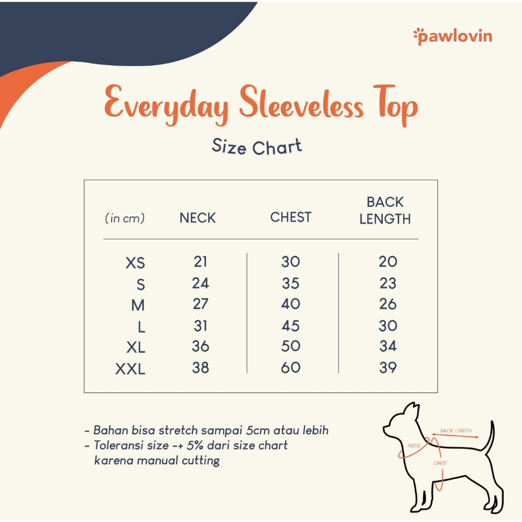 Pawlovin - Baju Kucing &amp; Anjing Everyday Sleeveless Top