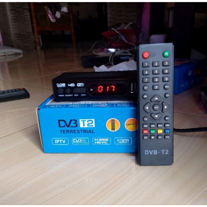 Set Top Box Tv Siaran Digital DVB T2 STB Antena  Receiver Full HD