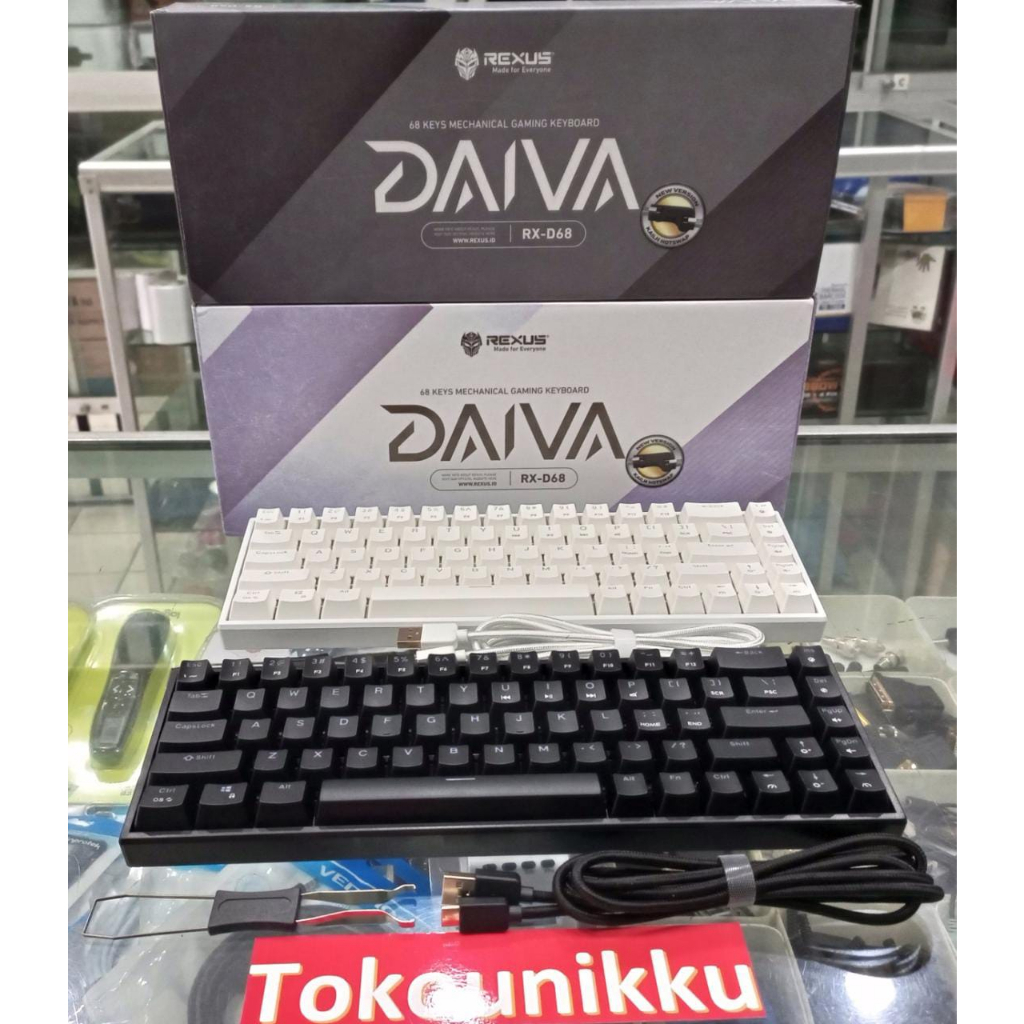 Rexus Keyboard Gaming Mechanical Daiva RX-D68 / D-68