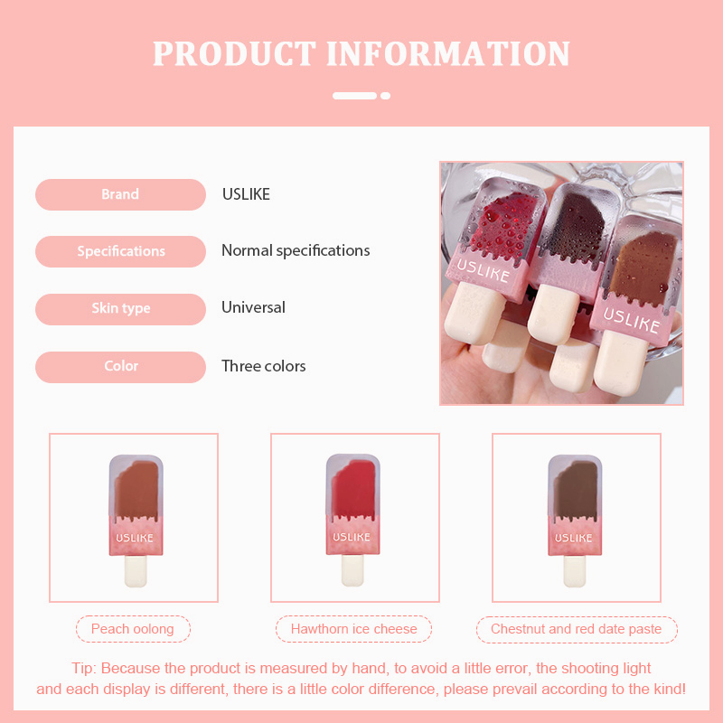 【COD】Lip Tint Ice Cream Liptint Es Krim Tahan Lama Matte Velvet-CH