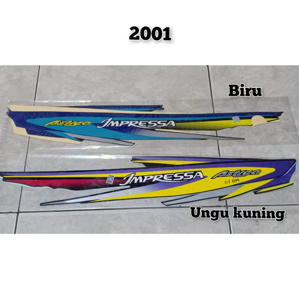 Striping stiker impressa 2001