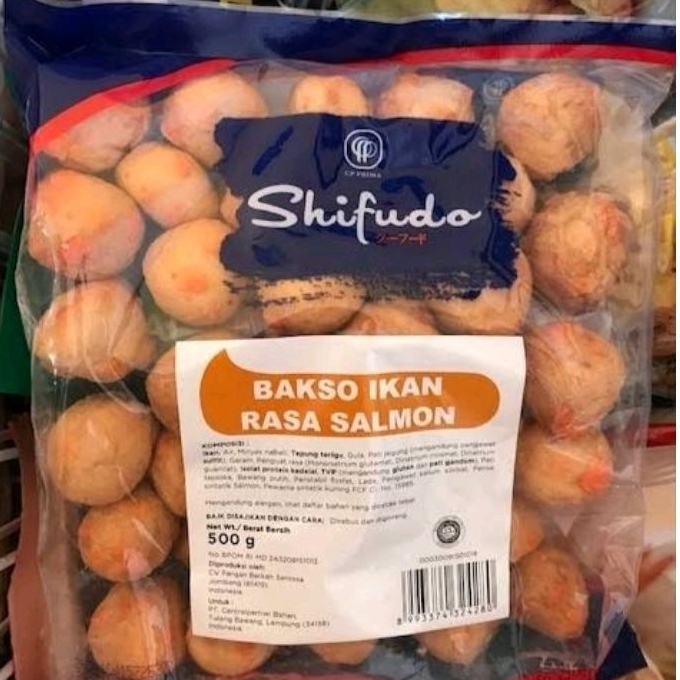 

Shifudo Salmon Ball 500gr Bakso Ikan Rasa Salmon baso ikan salmon