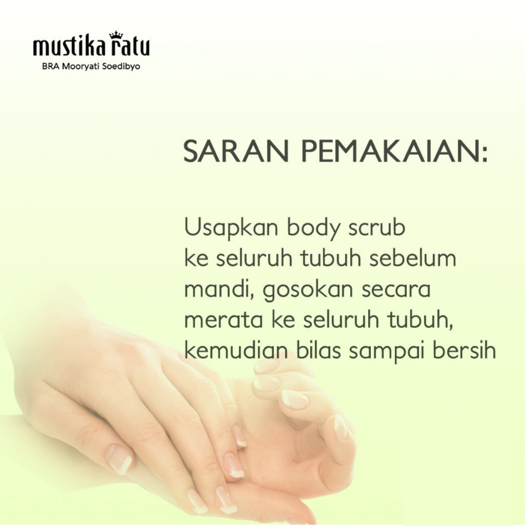 MUSTIKA RATU Body Scrub Zaitun | Rose | Jasmine | Lily | Kopi | Papaya 200gr