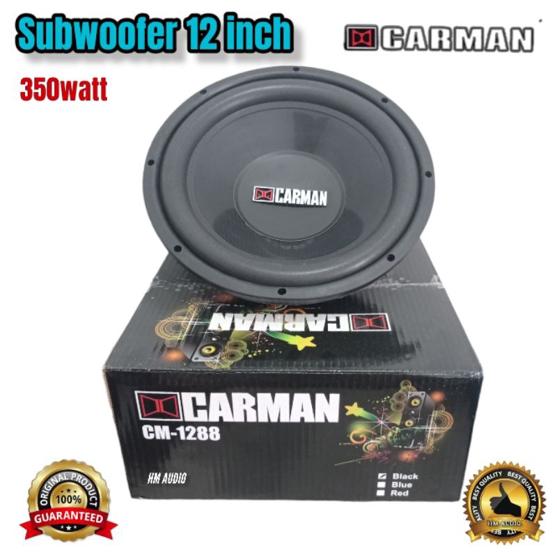SPEAKER 12 INCH SUBWOOFER CARMAN 12 INCH DOUBLECOIL